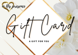 In His Presence Gift Card - In His presence