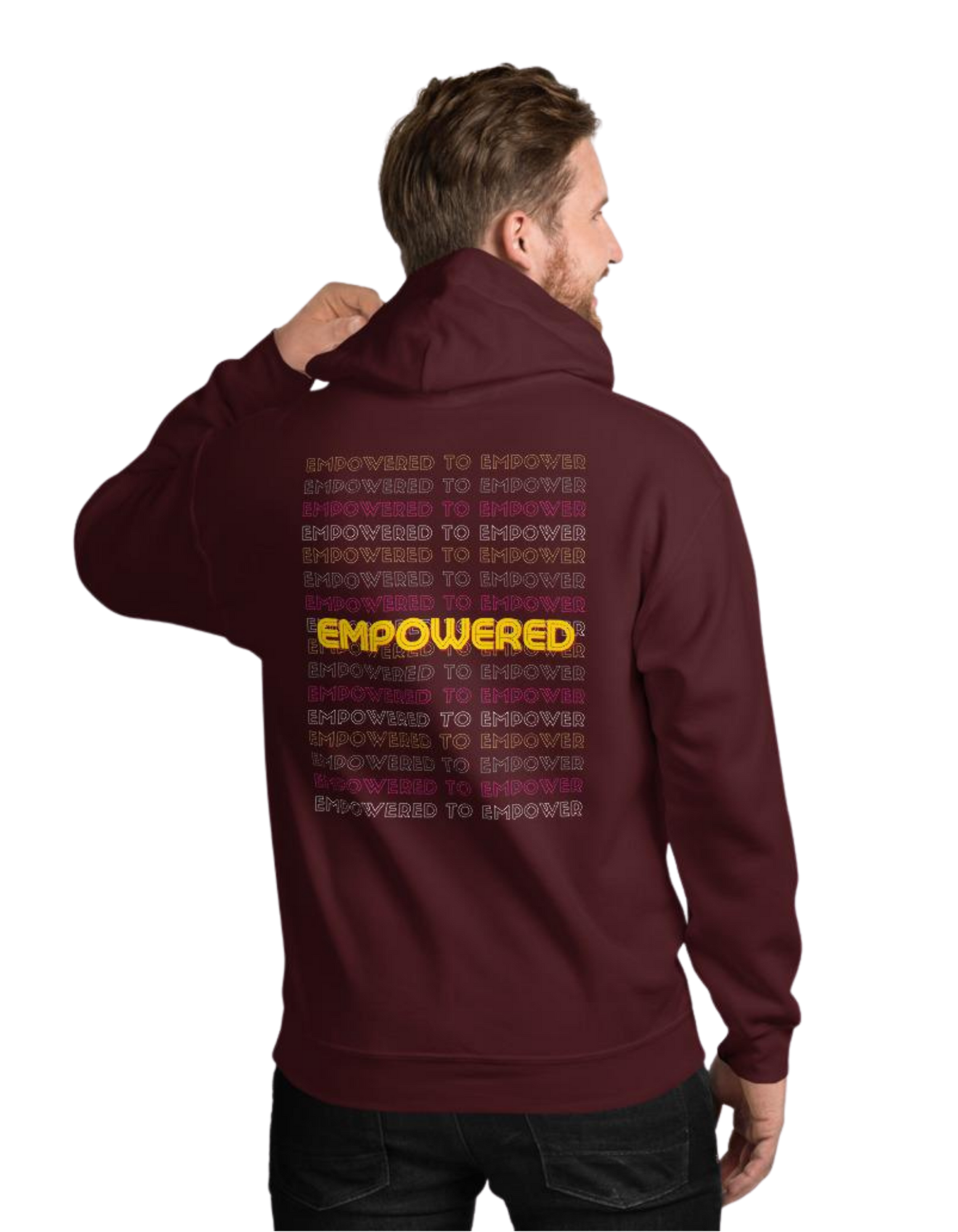 EMPOWERED TO EMPOWER - Unisex Hoodie - Maroon / S In His presence