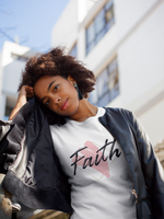 Load image into Gallery viewer, Faith - short sleeve t-shirt - White / S In His presence
