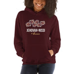 Load image into Gallery viewer, Jehovah-Nissi - Roses Hoodie - Maroon / S In His presence
