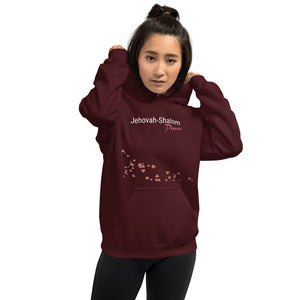 Jehovah-Shalom - Hoodie - Maroon / S In His presence