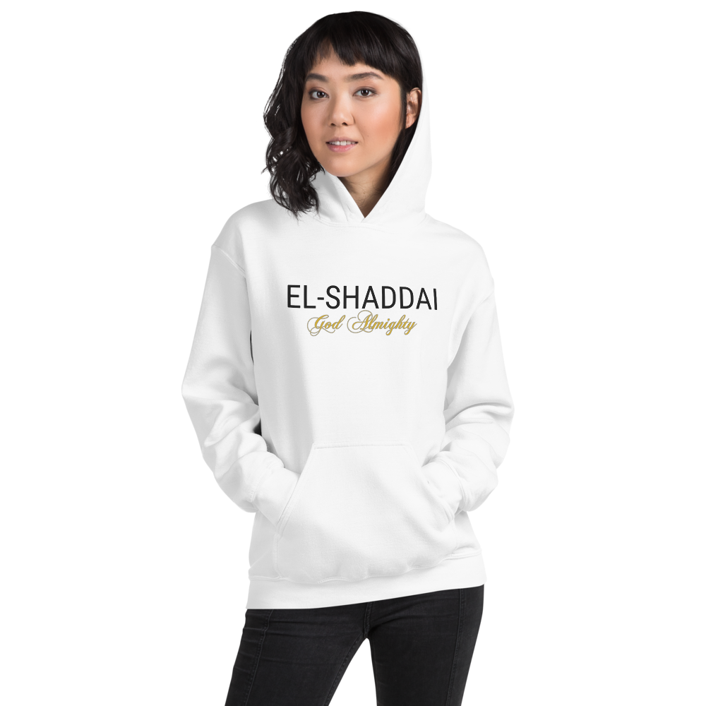 EL-SHADDAI - Unisex Hoodie - White / S In His presence
