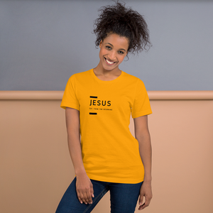 Jesus Est from the beginning - Tee - Gold / S In His presence