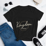 Load image into Gallery viewer, Kingdom Movement - Women&#39;s short sleeve t-shirt - Black / S In His presence
