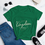 Load image into Gallery viewer, Kingdom Movement - Women&#39;s short sleeve t-shirt - Kelly Green / S In His presence
